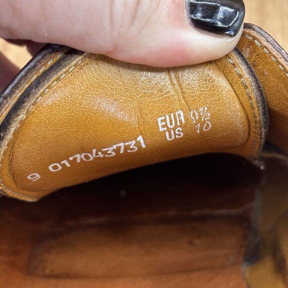 Mephisto Melchior Air Relax Derby Dress Shoes Brown Leather Cap Toe  Size 10 - Picture 9 of 10